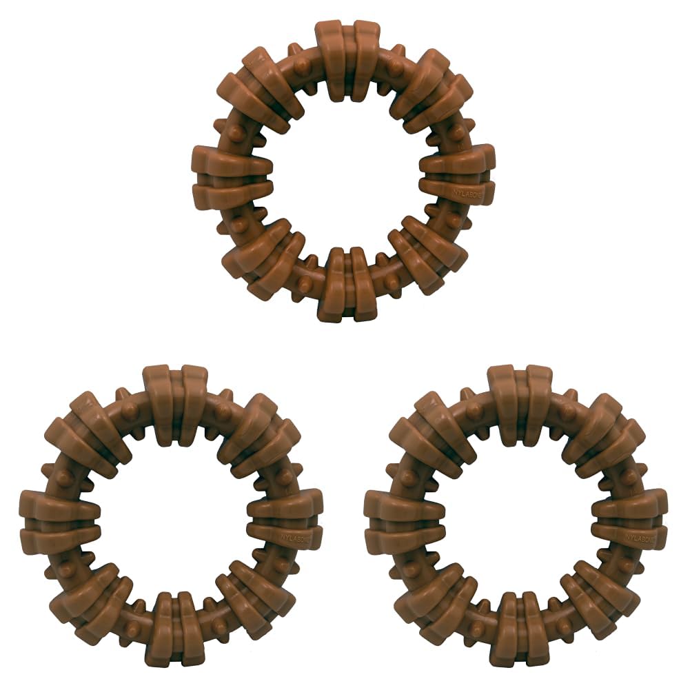 Nylabone Textured Ring Power Chew Toy for X-Large Dogs 50+ lbs