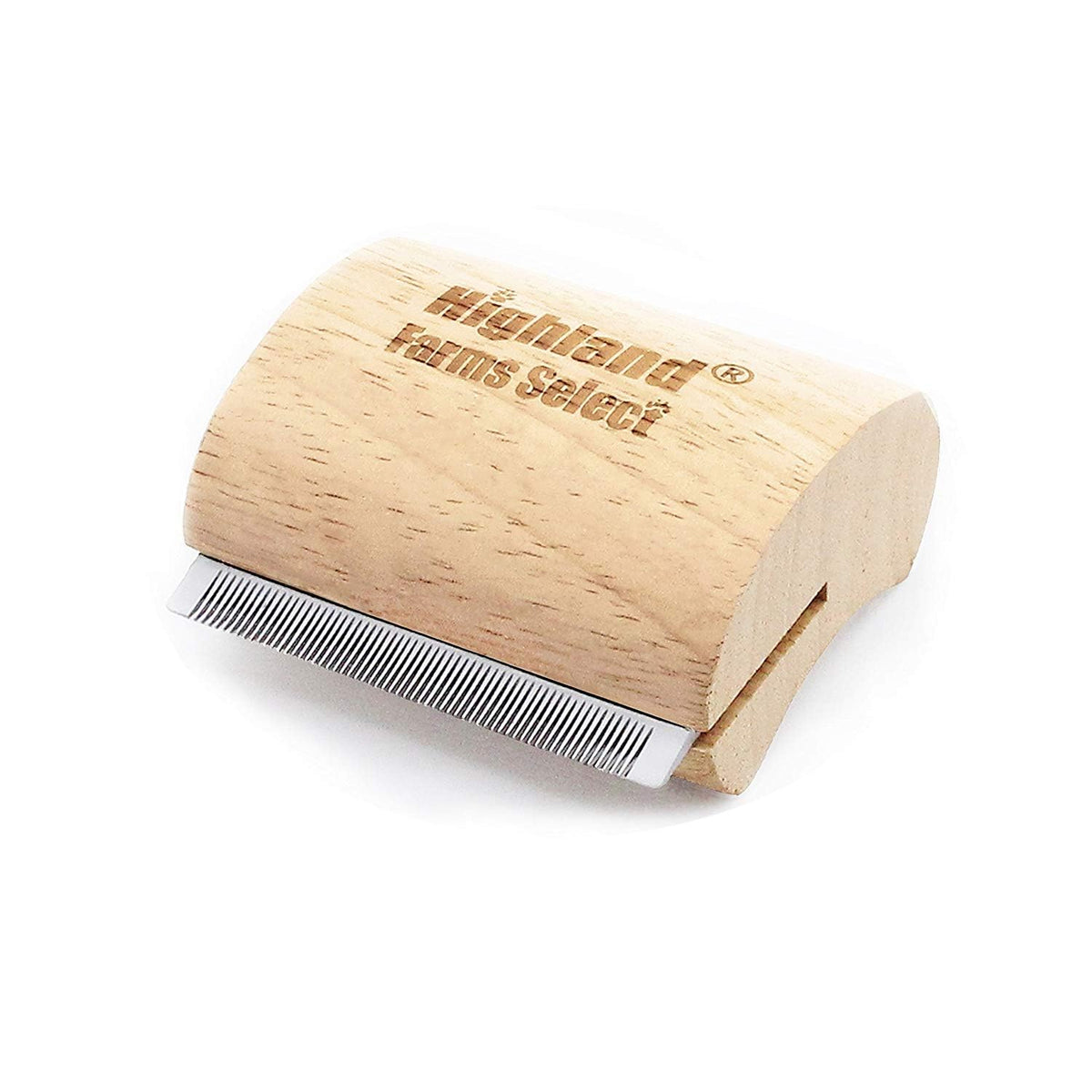 Professional Deshedding Grooming Tool for Dogs & Cats,Wood Pets Groomer 5In