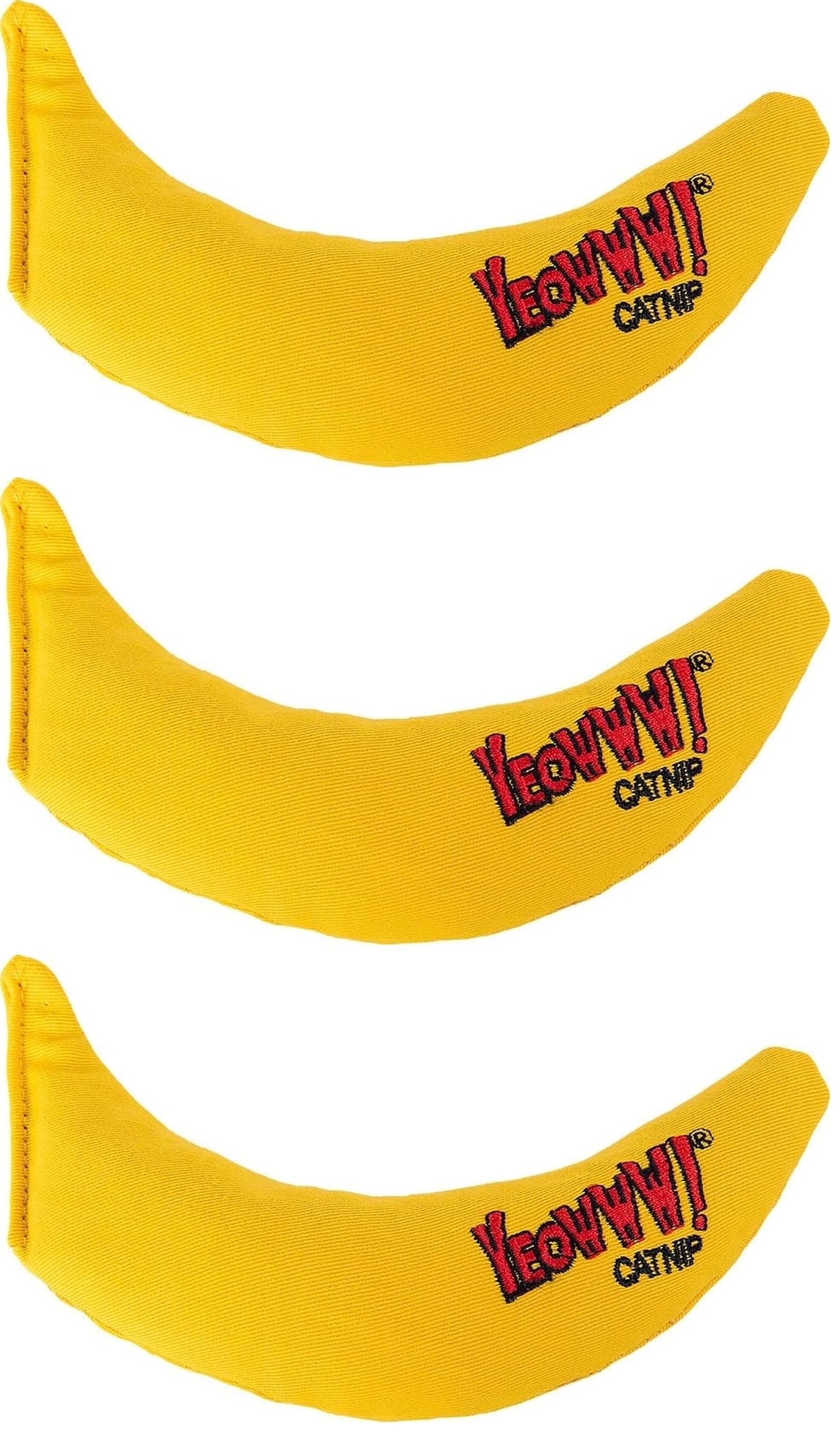Yeowww! Catnip Chi-CAT-a Banana Toy for Cats - 7 Inches - Durable Cotton Twill - Made in the USA - Stuffed with Organically Grown Catnip