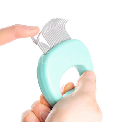 Leo's Paw The Original Pet Hair Removal Massaging Shell Comb