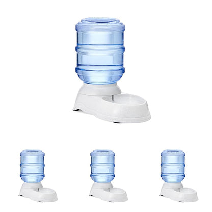 Amazon Basics Gravity Pet Water Dispenser for Cat and Dog, Easy to Clean, 135.3fl.oz Capacity, Small