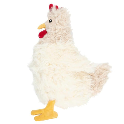 Best Pet Supplies Interactive Squeaky Dog Toy - Crinkle Duck, Blue