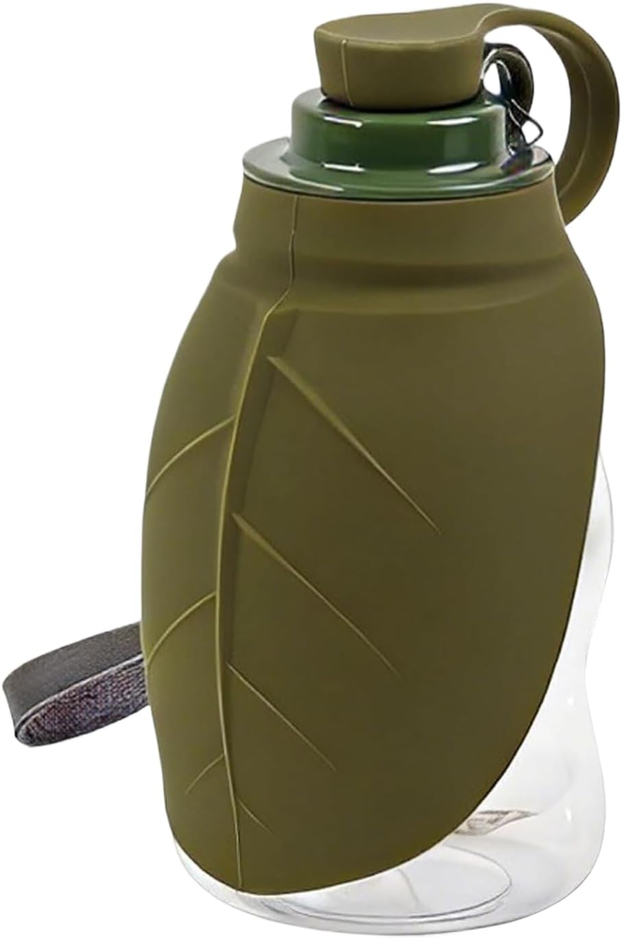 Portable Dog Water Bottle, ABS + Silicone Pet Water Dispenser