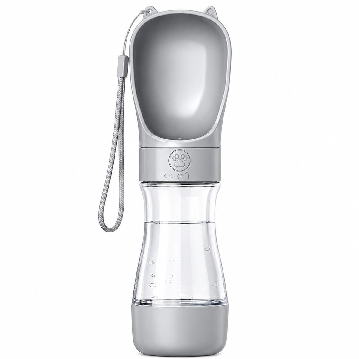 Portable Dog Water Bottle, Leak-Proof Pet Water Dispenser with Food Container, Travel Water Bottle for Dogs, Walking, Hiking & Outdoor Adventures