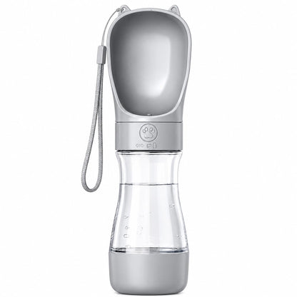 Portable Dog Water Bottle, Leak-Proof Pet Water Dispenser with Food Container, Travel Water Bottle for Dogs, Walking, Hiking & Outdoor Adventures