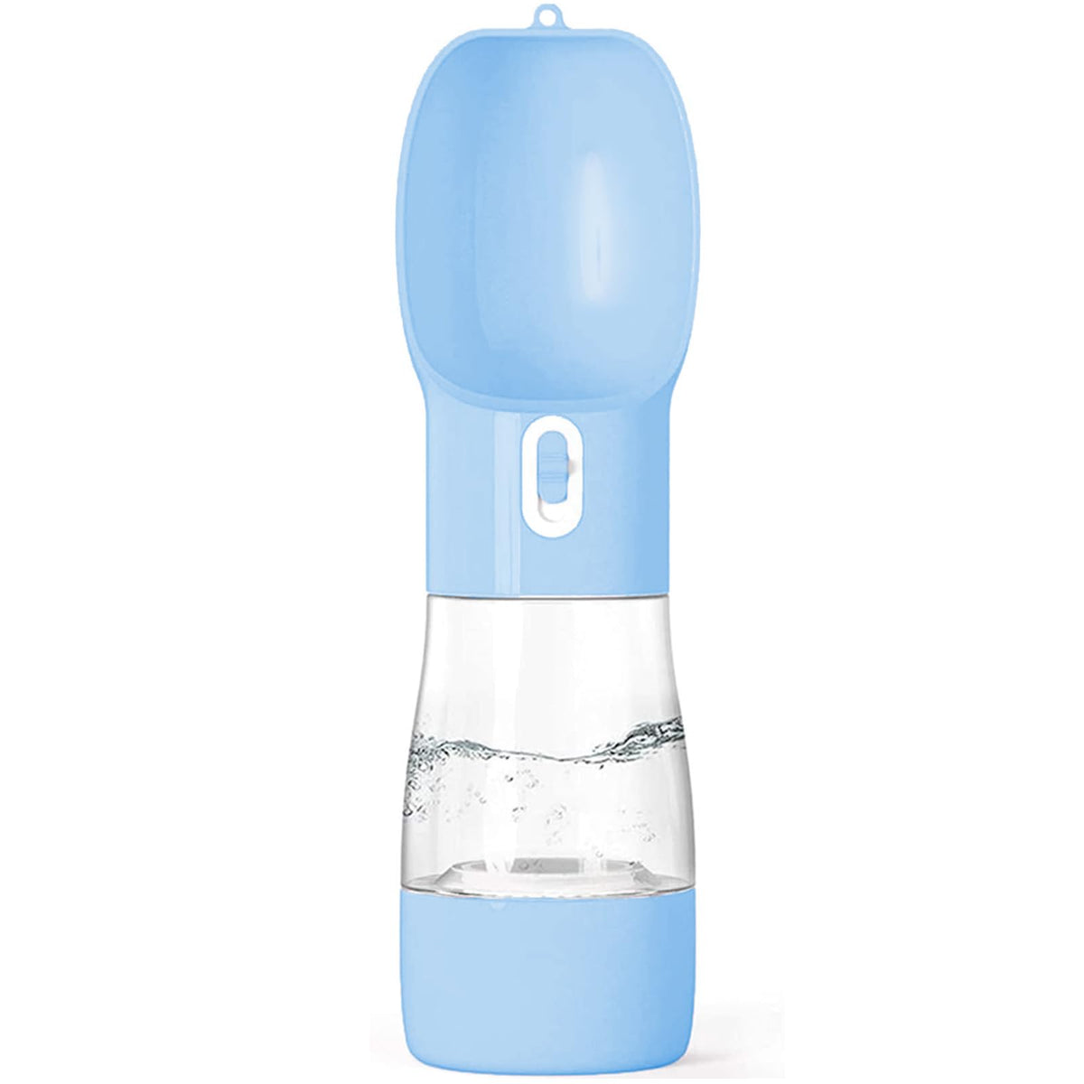 Portable Dog Water Bottle with Food Container Dishwasher Safe-Pink