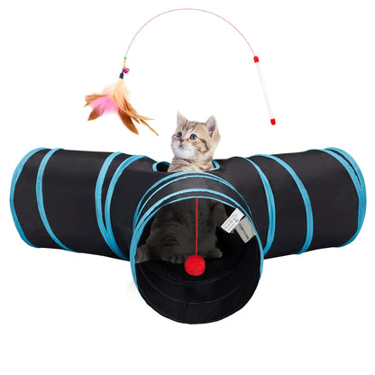 Tempcore Pet Tunnel Tube Cat Toys, Cat Tunnels for Indoor Cats