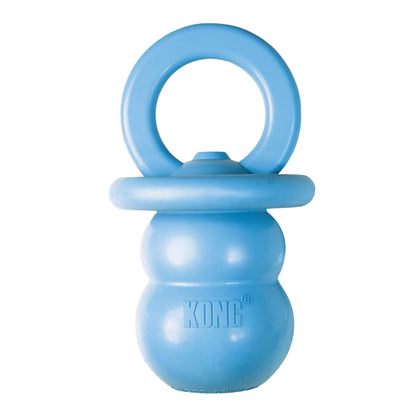 KONG Puppy Binkie, Natural Rubber Teething Toy, for Small Puppies, Blue