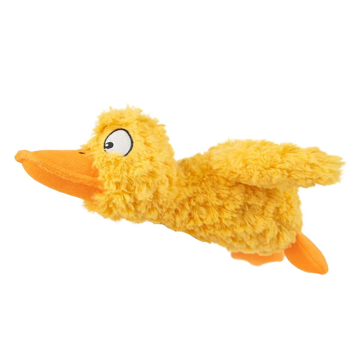 Best Pet Supplies Interactive Squeaky Dog Toy - Crinkle Duck, Blue