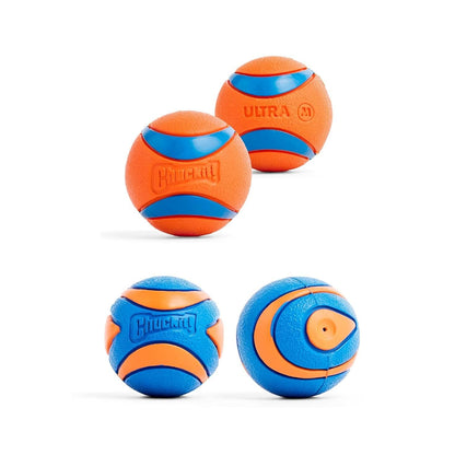 Chuckit! Ultra Ball Dog Toy, Durable Rubber, Medium 2.5-in, 2 Pack