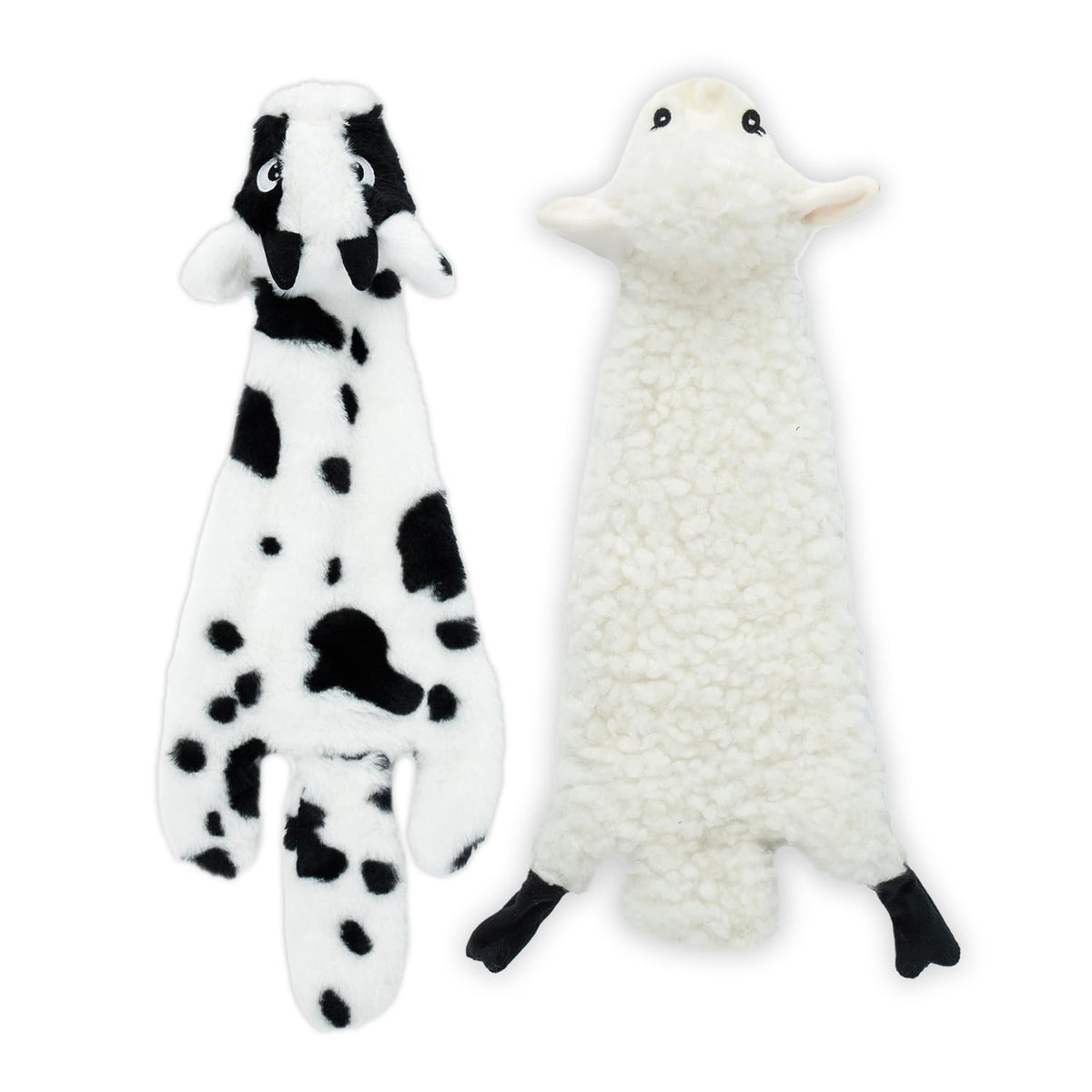 Best Pet Supplies 2-in-1 Fun Skin Stuffless Dog Toy - Wild Duck, Medium