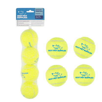 Best Pet Supplies Interactive Squeaky Dog Toy - Crinkle Duck, Blue