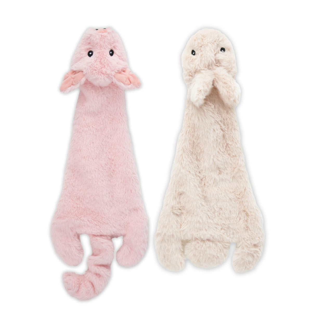 Best Pet Supplies 2-in-1 Fun Skin Stuffless Dog Toy - Wild Duck, Medium