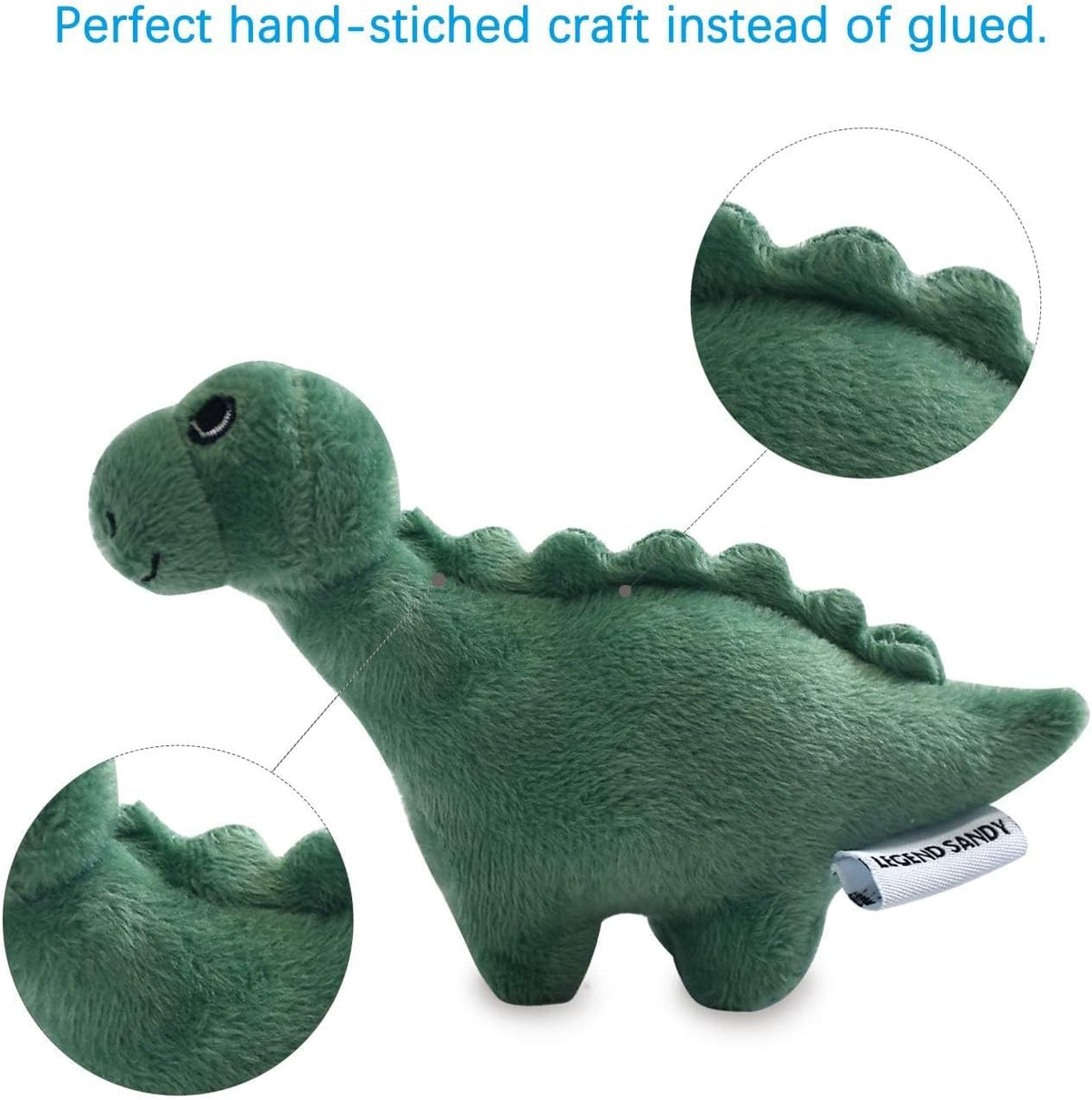 LEGEND SANDY Squeaky Plush Dog Toy Pack for Puppy, Small Puppy Chew Toys
