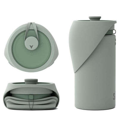 SÄKER Portable Dog Water Bottle, Collapsible Water Bottle for Dogs Perfect for Walking, Hiking and Outdoors | Works as a Portable Water Bowl | Designed in Montreal - 750ml