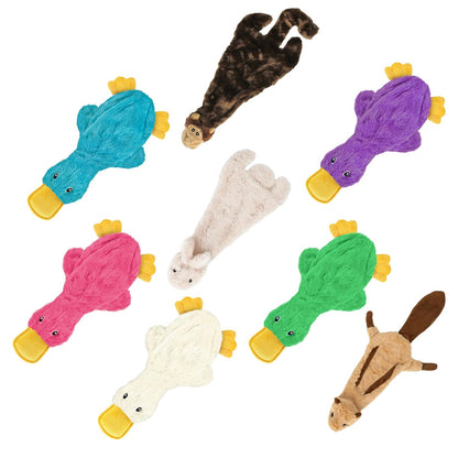 Best Pet Supplies Interactive Squeaky Dog Toy - Crinkle Chicken, Brown
