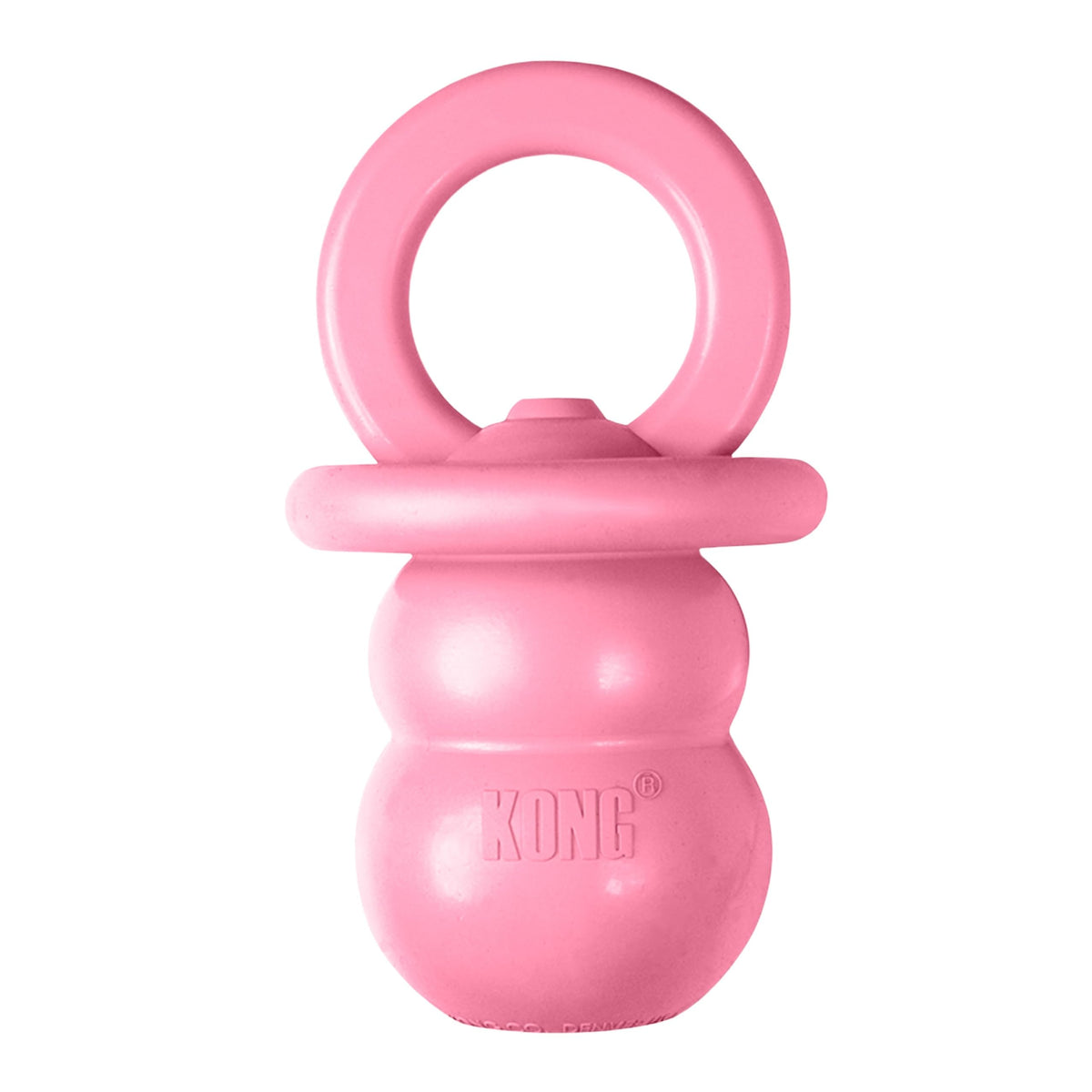 KONG Puppy Binkie, Natural Rubber Teething Toy, for Small Puppies, Blue