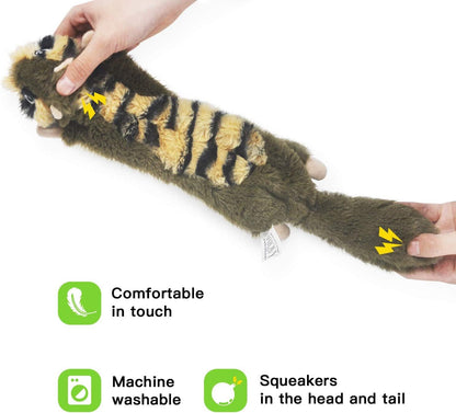 SHARLOVY Dog Squeaky Toy No Stuffing 6 Pack, Dog Toys Crinkle for Puppy
