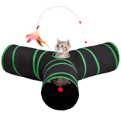 Tempcore Pet Tunnel Tube Cat Toys, Cat Tunnels for Indoor Cats