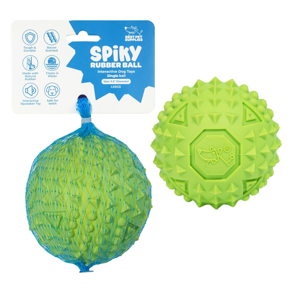 Best Pet Supplies 2-in-1 Fun Skin Stuffless Dog Toy - Wild Duck, Medium