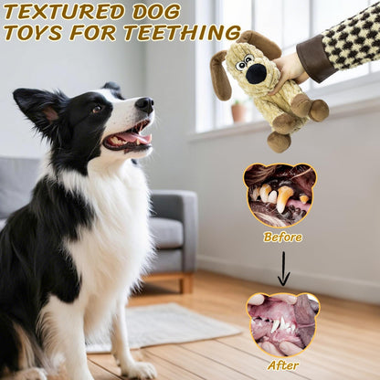 Squeaky Stuffed 3PCS Dog Toys, Chew for Large Medium Small Breeds