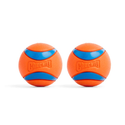 Chuckit! Ultra Ball Dog Toy, Durable Rubber, Medium 2.5-in, 2 Pack