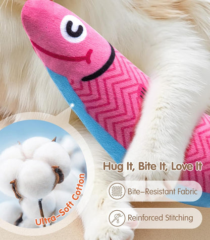 PetBusy Cat Toys with [5000 mg A+Natural Catnip & Silvervine] Kicker Fun