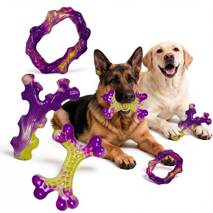Frienhund Tough Dog Toys for Aggressive Chewers 3 Pack, Indestructible Dog Toys for Large Dogs, Dog Chew Toys, Aggressive Chew Toys to Keep Them Busy, Dog Toy for 30-75lbs Medium/Large Breeds