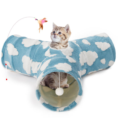 Tempcore Pet Tunnel Tube Cat Toys, Cat Tunnels for Indoor Cats