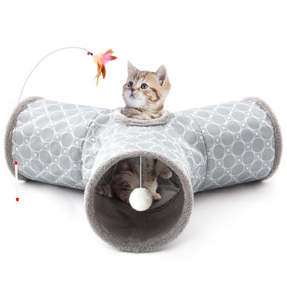 Tempcore Pet Tunnel Tube Cat Toys, Cat Tunnels for Indoor Cats