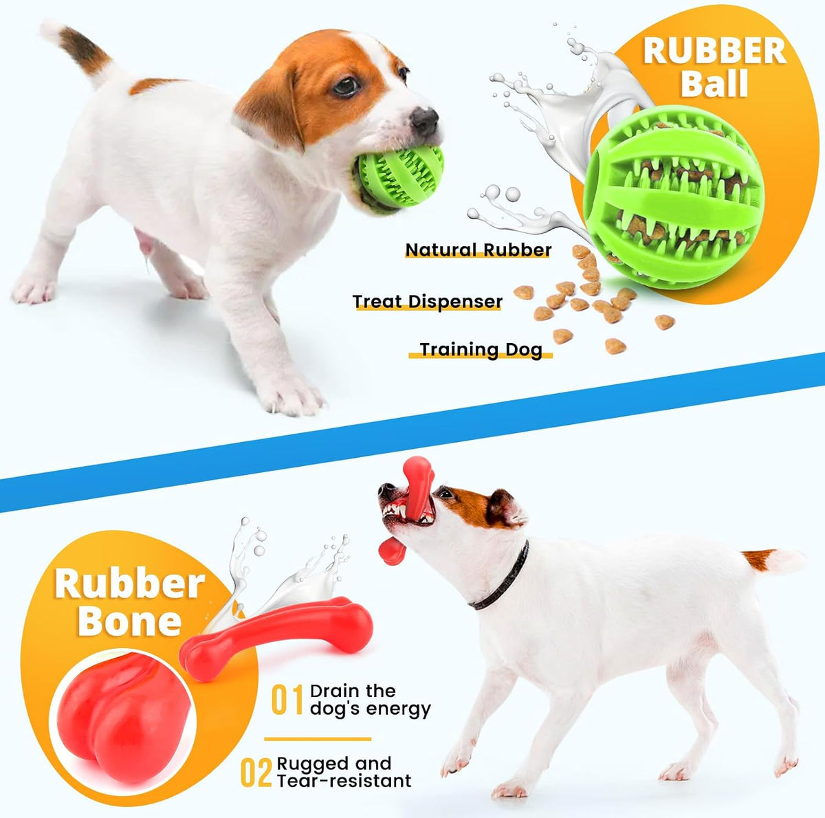 LOYEE 8 Pack Puppy Toys for Small Dogs, Luxury Dog Chew Toys with Squeaky Plush Toys, Rope Toys and Ball, Teething Toys for Puppy Supplies