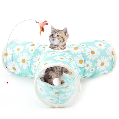 Tempcore Pet Tunnel Tube Cat Toys, Cat Tunnels for Indoor Cats