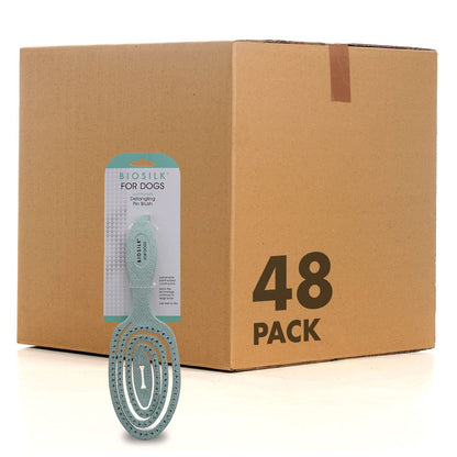 BioSilk for Pets Eco-Friendly Detangling Pin Brush for Dogs