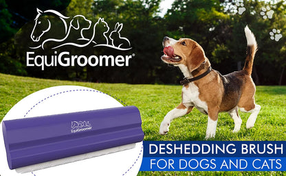 EquiGroomer 5-Inch Undercoat Deshedding Brush for Dogs & Cats, Purple
