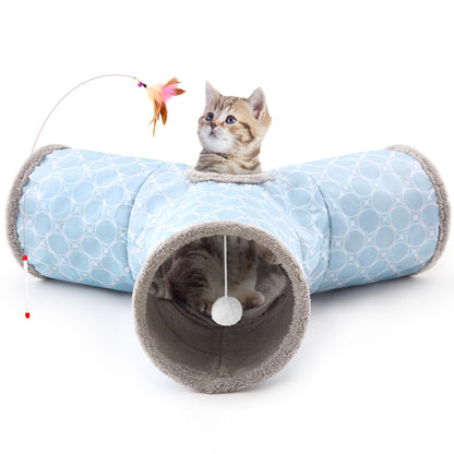 Tempcore Pet Tunnel Tube Cat Toys, Cat Tunnels for Indoor Cats