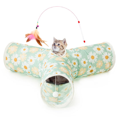 Tempcore Pet Tunnel Tube Cat Toys, Cat Tunnels for Indoor Cats