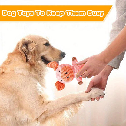 MRSOHRET Dog Squeak Toys Puppy Toys, Tough Dog Toys for Aggressive Chewers