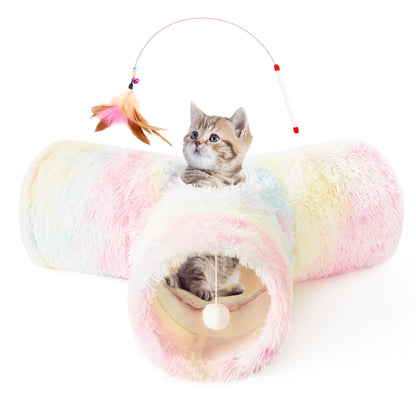 Tempcore Pet Tunnel Tube Cat Toys, Cat Tunnels for Indoor Cats