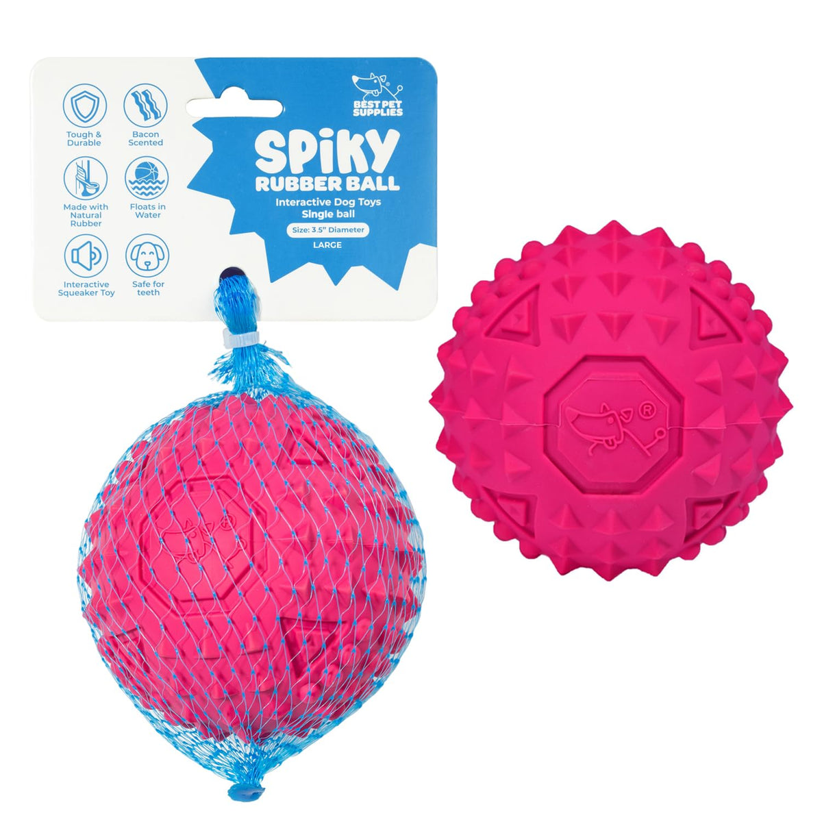 Best Pet Supplies 2-in-1 Fun Skin Stuffless Dog Toy - Wild Duck, Medium
