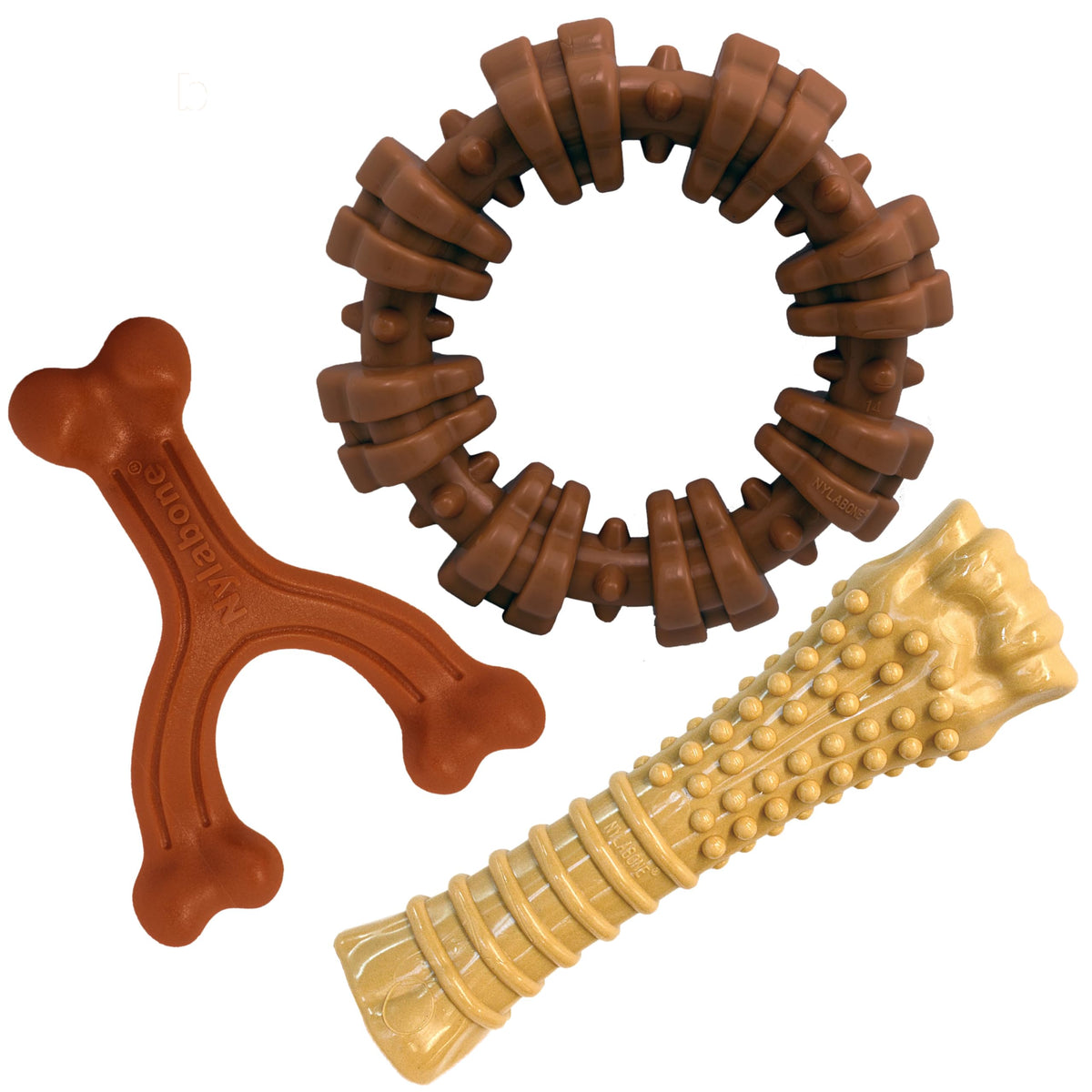 Nylabone Textured Ring Power Chew Toy for X-Large Dogs 50+ lbs