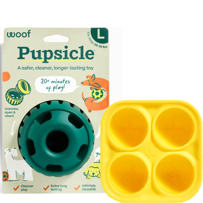 WOOF Starter Pack Dog Treat Toy for Large Dogs 25-75 lbs