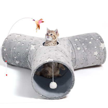 Tempcore Pet Tunnel Tube Cat Toys, Cat Tunnels for Indoor Cats