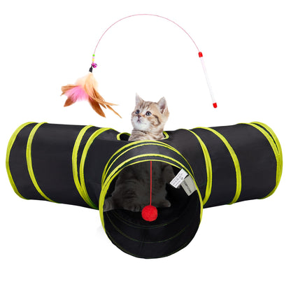 Tempcore Pet Tunnel Tube Cat Toys, Cat Tunnels for Indoor Cats