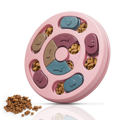 DR CATCH Dog Puzzle,Dogs Food Toys for IQ Training & Mental Enrichment,Dog Treat Puzzle(Blue)