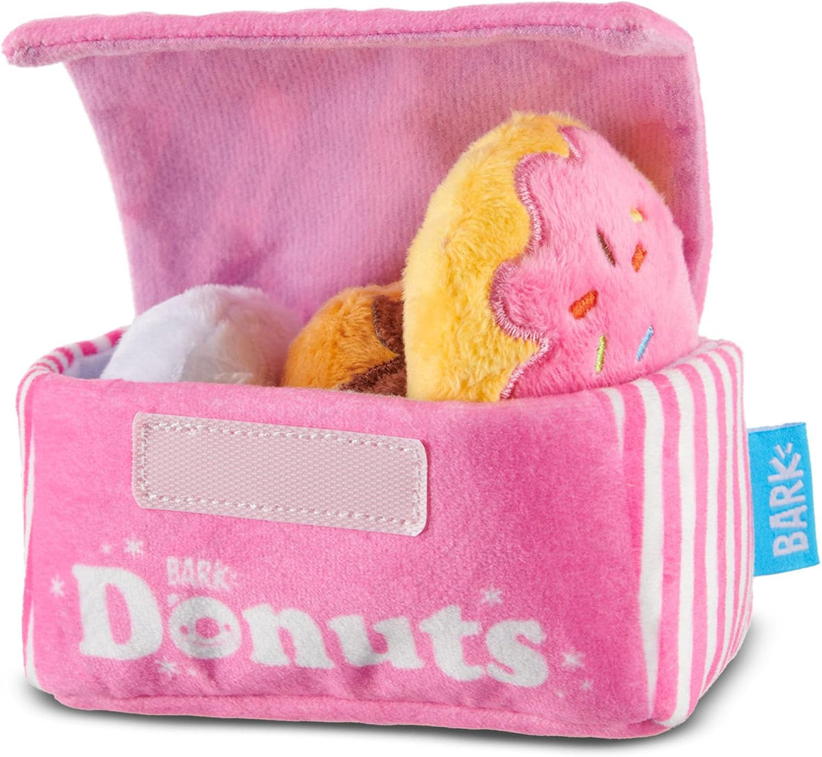 BarkBox Barker's Dozen Donuts 4-in-1 Interactive Plush Dog Toy
