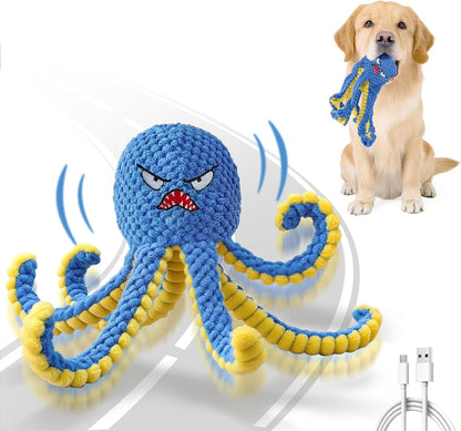 Interactive Dog Toys Octopus to Keep Them Busy(Blue)
