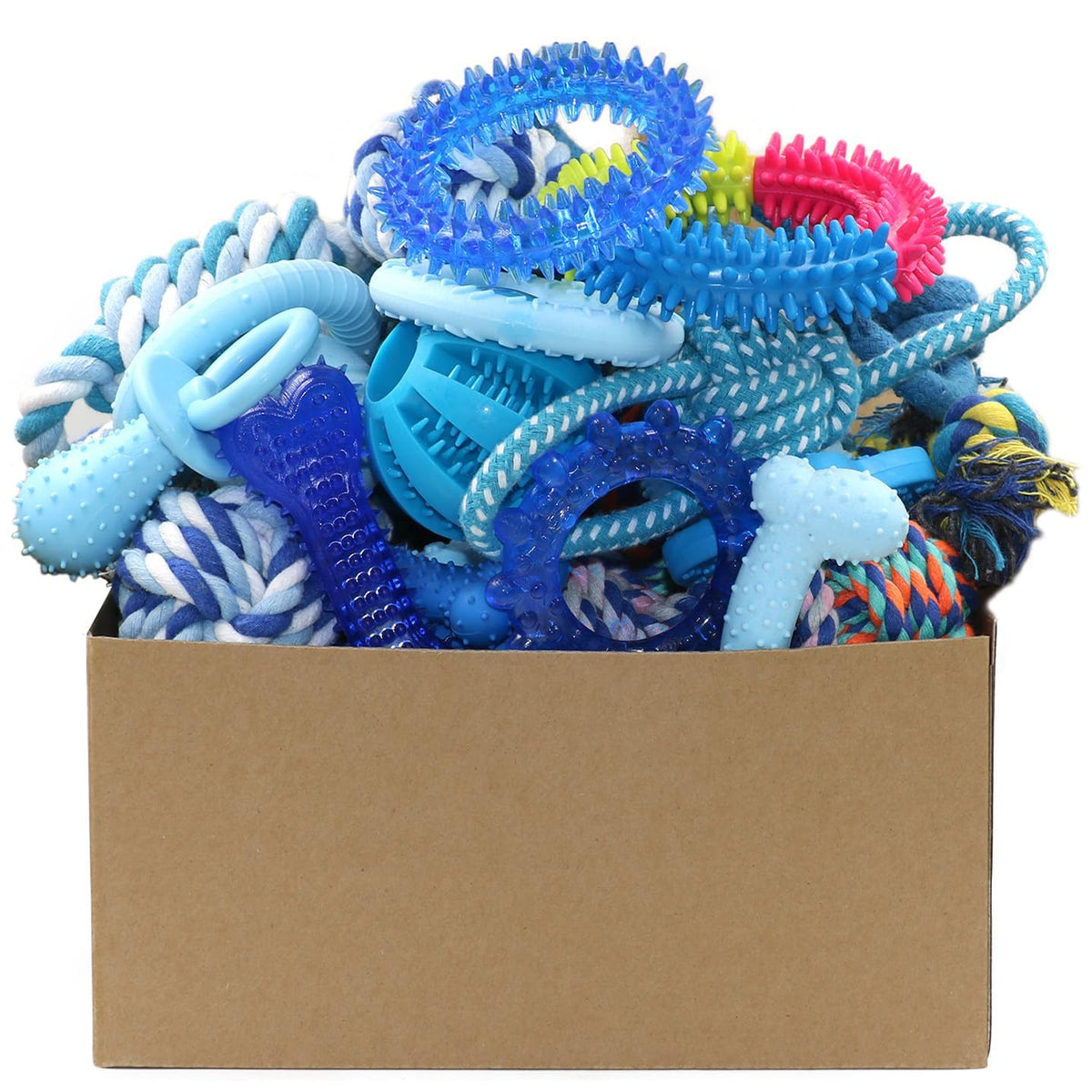 Beiker 20 Pack Puppy Chew Toys, Dog Teething Toys for Puppies Small Dogs