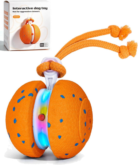 osou Interactive Dog Toy, Automatic Moving Dog Ball Toy with 2 Speed Modes