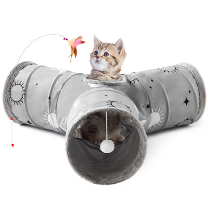 Tempcore Pet Tunnel Tube Cat Toys, Cat Tunnels for Indoor Cats