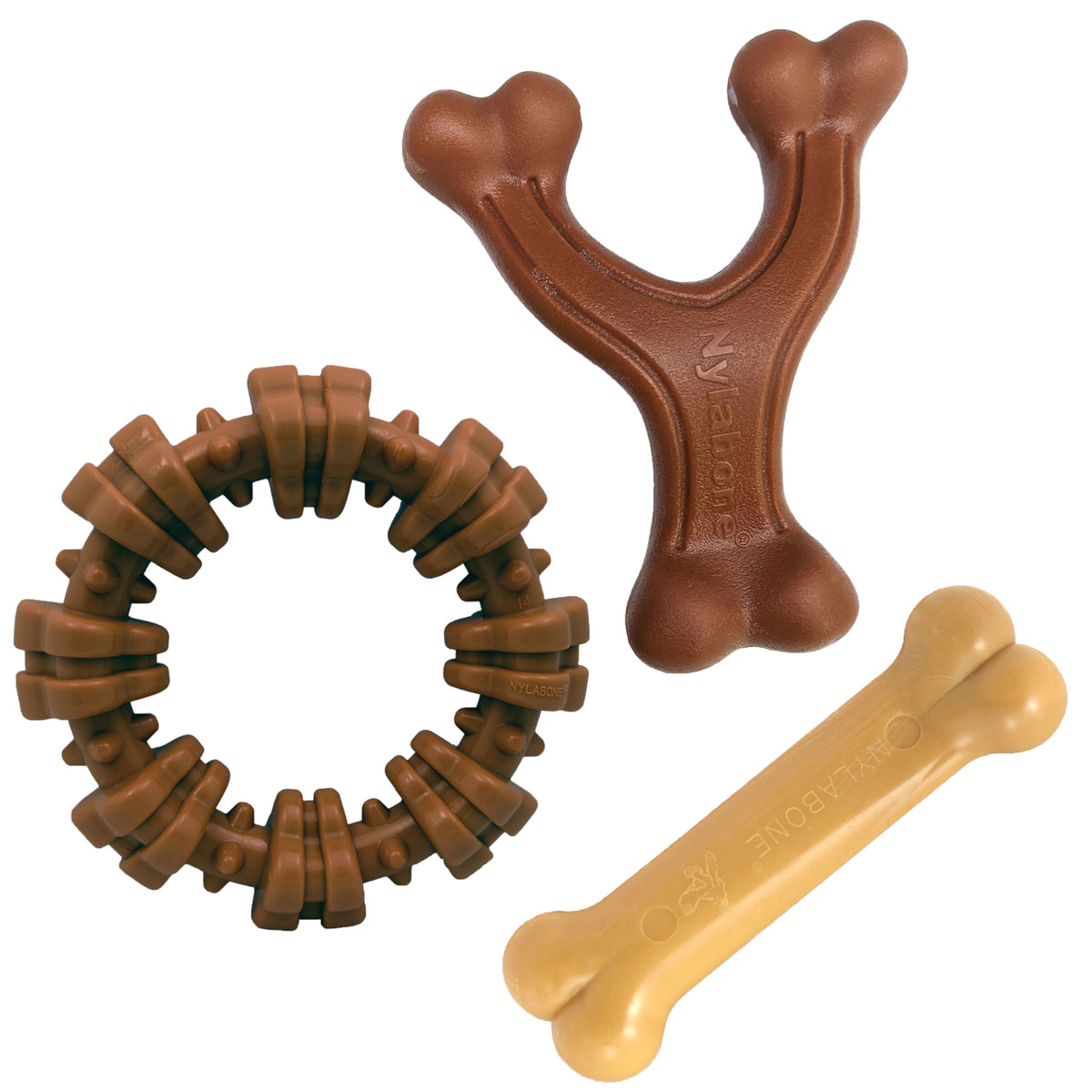 Nylabone Textured Ring Power Chew Toy for X-Large Dogs 50+ lbs